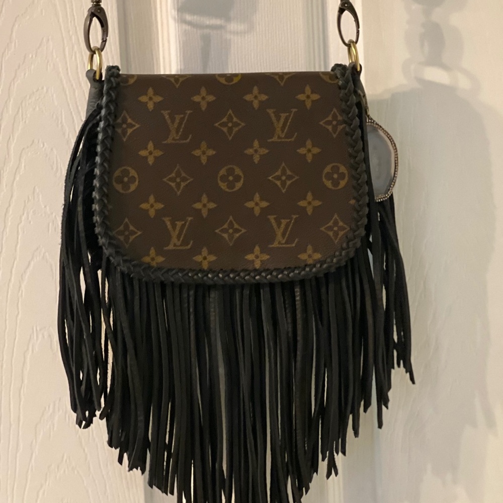 Louis Vuitton Brown and Black Crossbody Bag